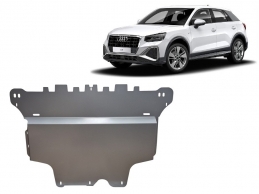 Aluminum skid plate for Audi Q2