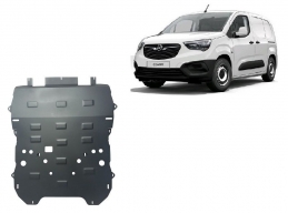 Steel skid plate for Opel Combo C 