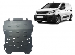 Steel skid plate for Peugeot Partner