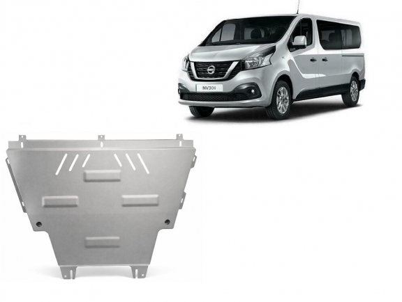 Aluminium skid plate for Nissan NV300