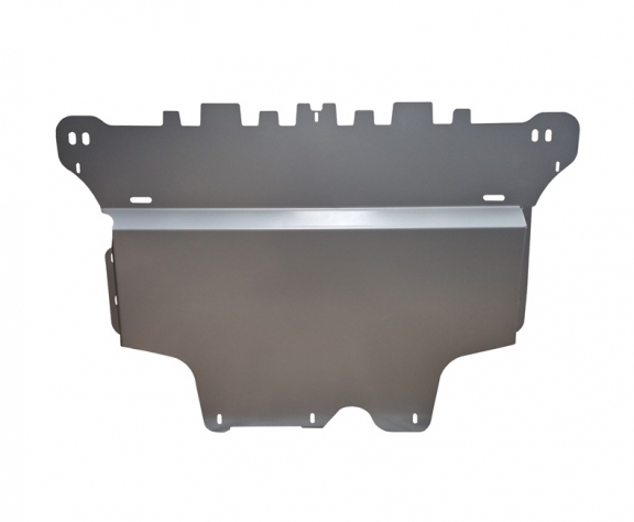 Aluminum skid plate for VW Arteon