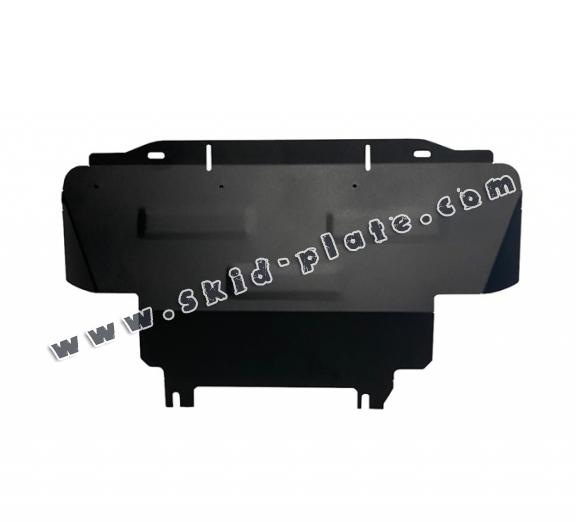 Steel radiator skid plate for Renault Alaskan