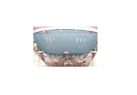 Steel skid plate for Peugeot 206