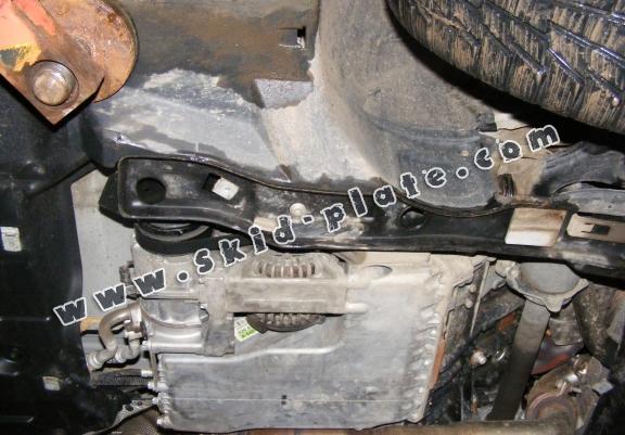 Steel skid plate for the protection of the engine, gearbox and differential for Mercedes A-Class W169