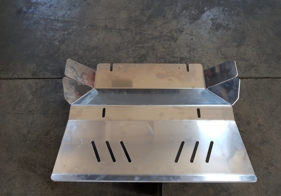 Aluminum radiator skid plate for Toyota Hilux Revo