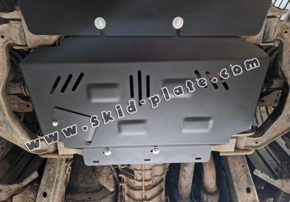Steel skid plate for Nissan Navara D40
