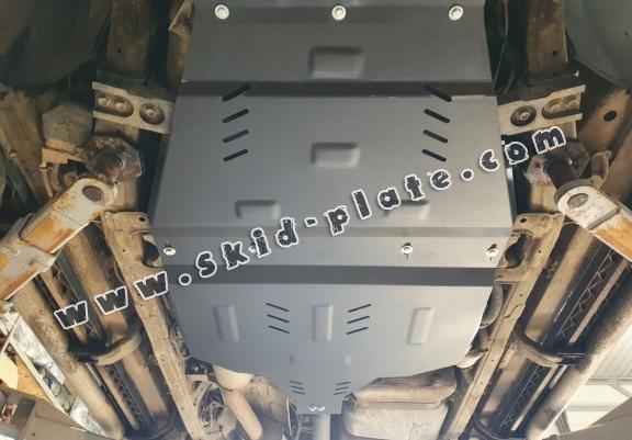 Steel gearbox skid plate for Nissan Navara NP300 - D23