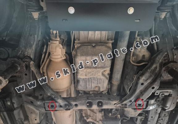 Aluminum gearbox skid plate for Lexus GX