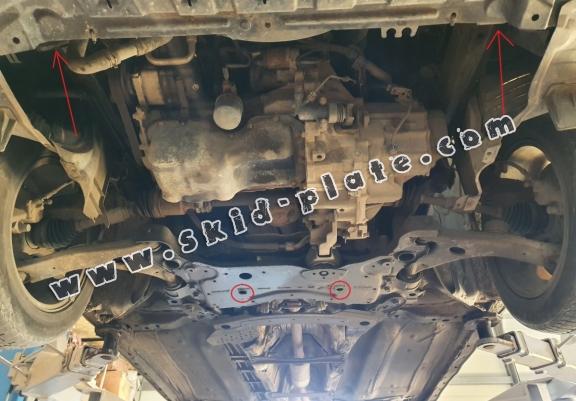 Steel skid plate for Mazda 5