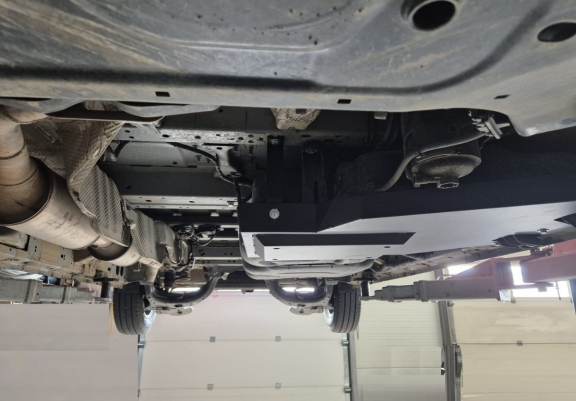 Steel AdBlue tank plate for Ford Transit Custom