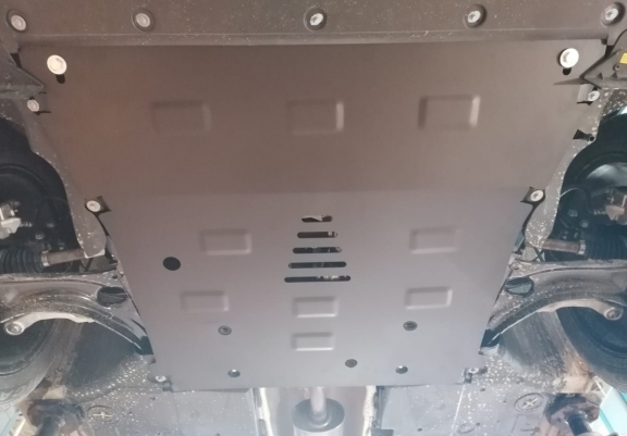 Steel skid plate for Mitsubishi Colt