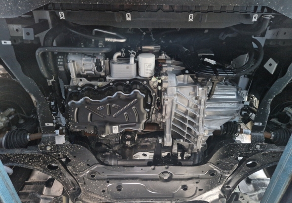 Aluminum skid plate for Volkswagen Transporter T7 Van