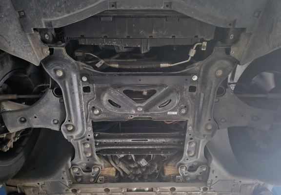 Steel skid plate for Skoda Enyaq