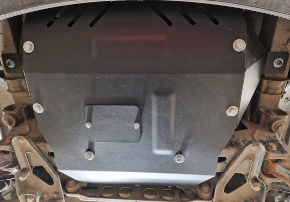 Aluminum skid plate for the protection of the engine and the gearbox for Mercedes Sprinter