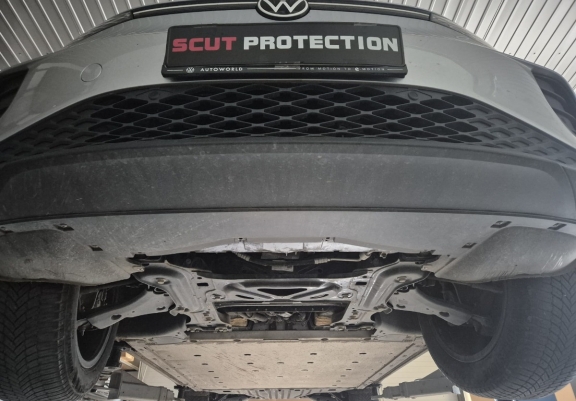 Aluminum skid plate for Cupra Born