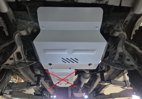 Aluminum skid plate for Chevrolet Tracker