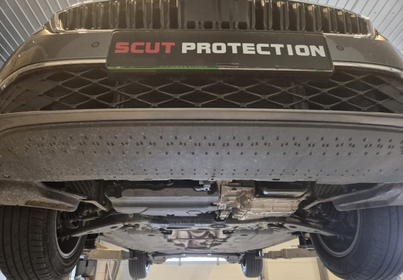Steel skid plate for Ford Transit Connect