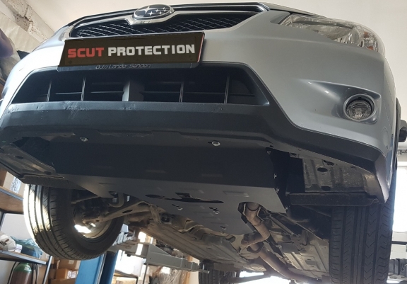 Steel skid plate for Subaru Legacy IV