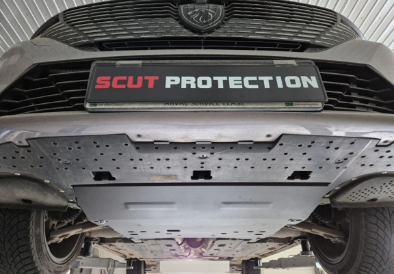Steel skid plate for Peugeot Partner
