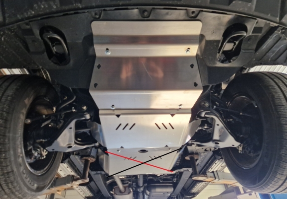 Aluminium skid plate for Evo Cross 4