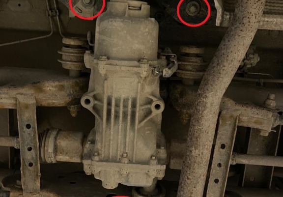 Aluminum diferential skid plate for Dacia Duster 4x4