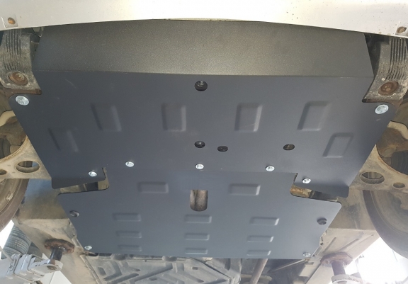 Steel skid plate for the protection of the engine and the gearbox for Mercedes Vaneo W414