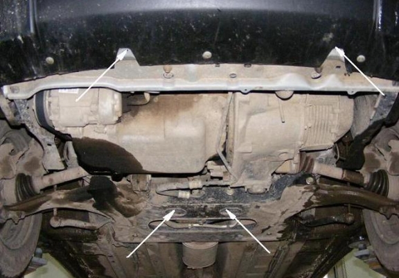 Steel skid plate for Citroen Berlingo