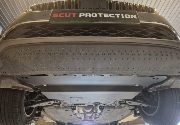 Steel skid plate for Audi Q2 - automatic gearbox