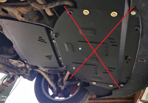 Steel automatic gearbox skid plate forSeat Exeo