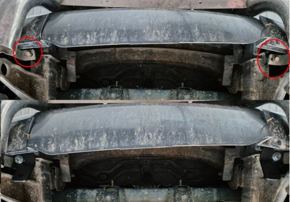 Steel skid plate for Hyundai Terracan