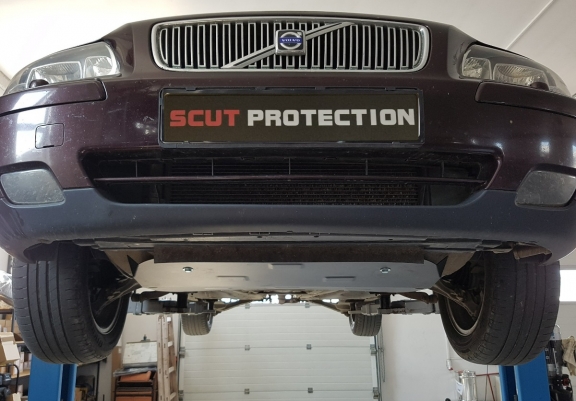 Steel skid plate for Volvo V70