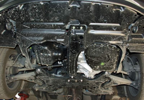 Steel skid plate for Toyota Corolla -E120/E130