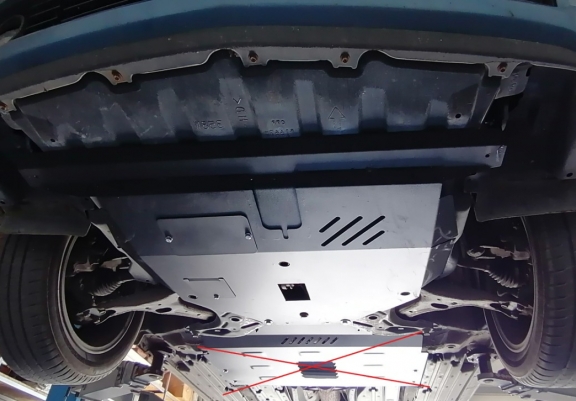 Steel skid plate for Toyota Corolla -E120/E130