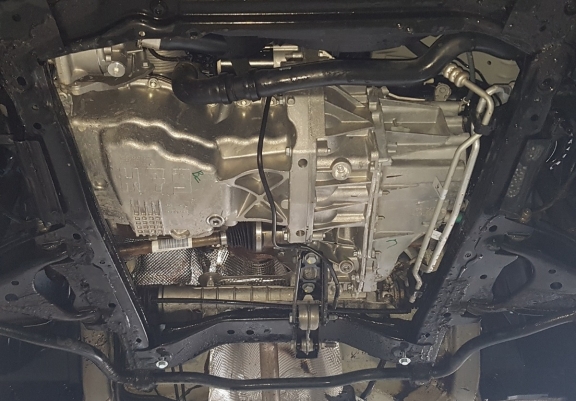 Steel skid plate for Dacia Dokker