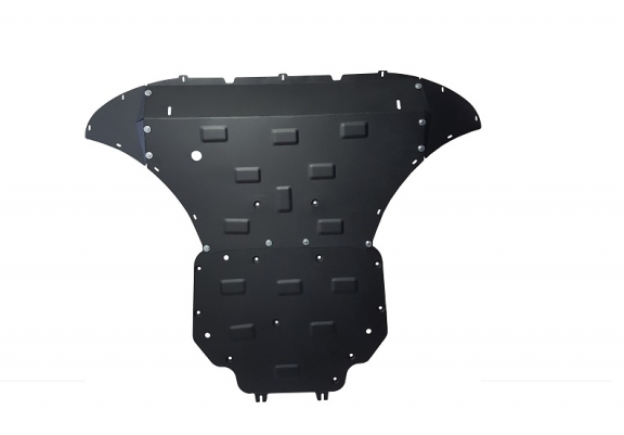 Steel gearbox skid plate for VW Touareg