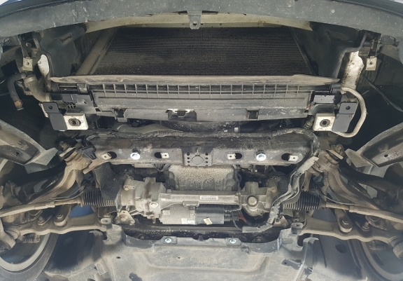 Steel skid plate for Mercedes C-Class W205 4x4