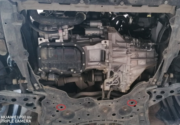 Steel skid plate for Suzuki Swace