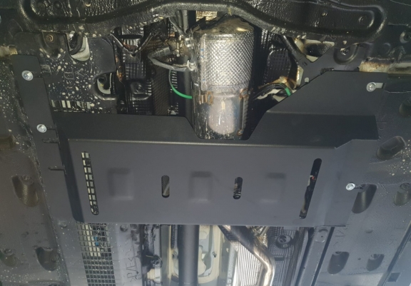 Steel DPF skid plate  for Dacia Duster