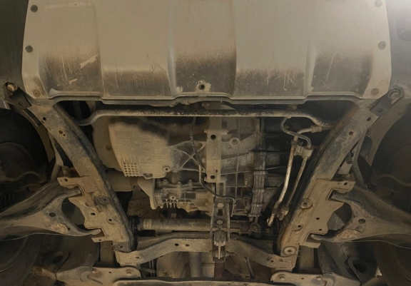 Aluminum skid plate for Dacia Duster