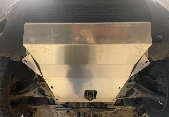 Aluminum skid plate for Dacia Duster