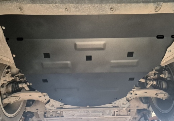 Steel skid plate for MG ZS EV