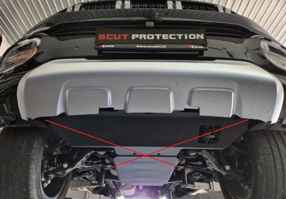 Steel gearbox skid plate for Baic Beijing BJ60