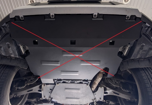 Steel gearbox skid plate Subaru XV