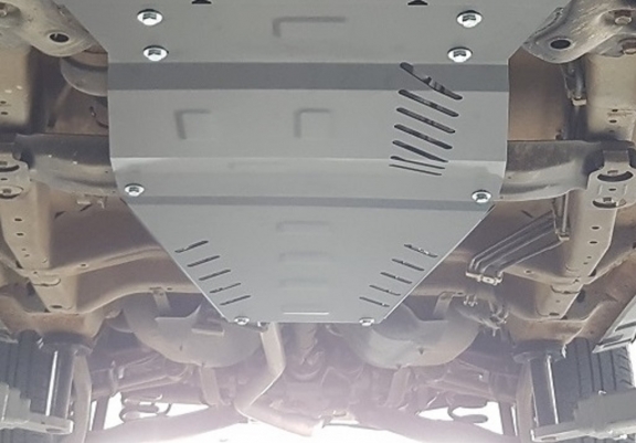 Steel gearbox and transfer case skid plate for Suzuki Grand Vitara 2