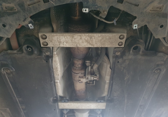 Steel catalytic converter plate/cat lock for Toyota C-HR