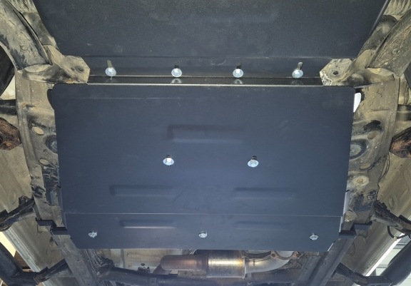 Steel gearbox and differential skid plate for Volkswagen Amarok -  V6 automat