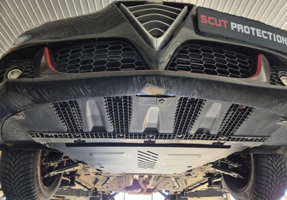 Steel skid plate for Alfa Romeo Giulietta