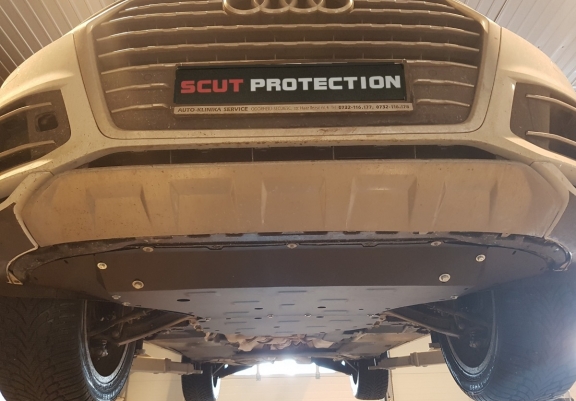Steel skid plate for Volkswagen Touareg