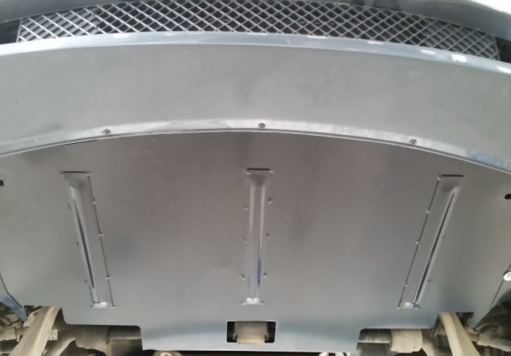 Steel skid plate for BMW Seria 5 E60/E61 standard front bumper