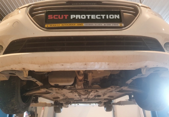 Steel skid plate for the protection of the engine and the gearbox for Peugeot 301